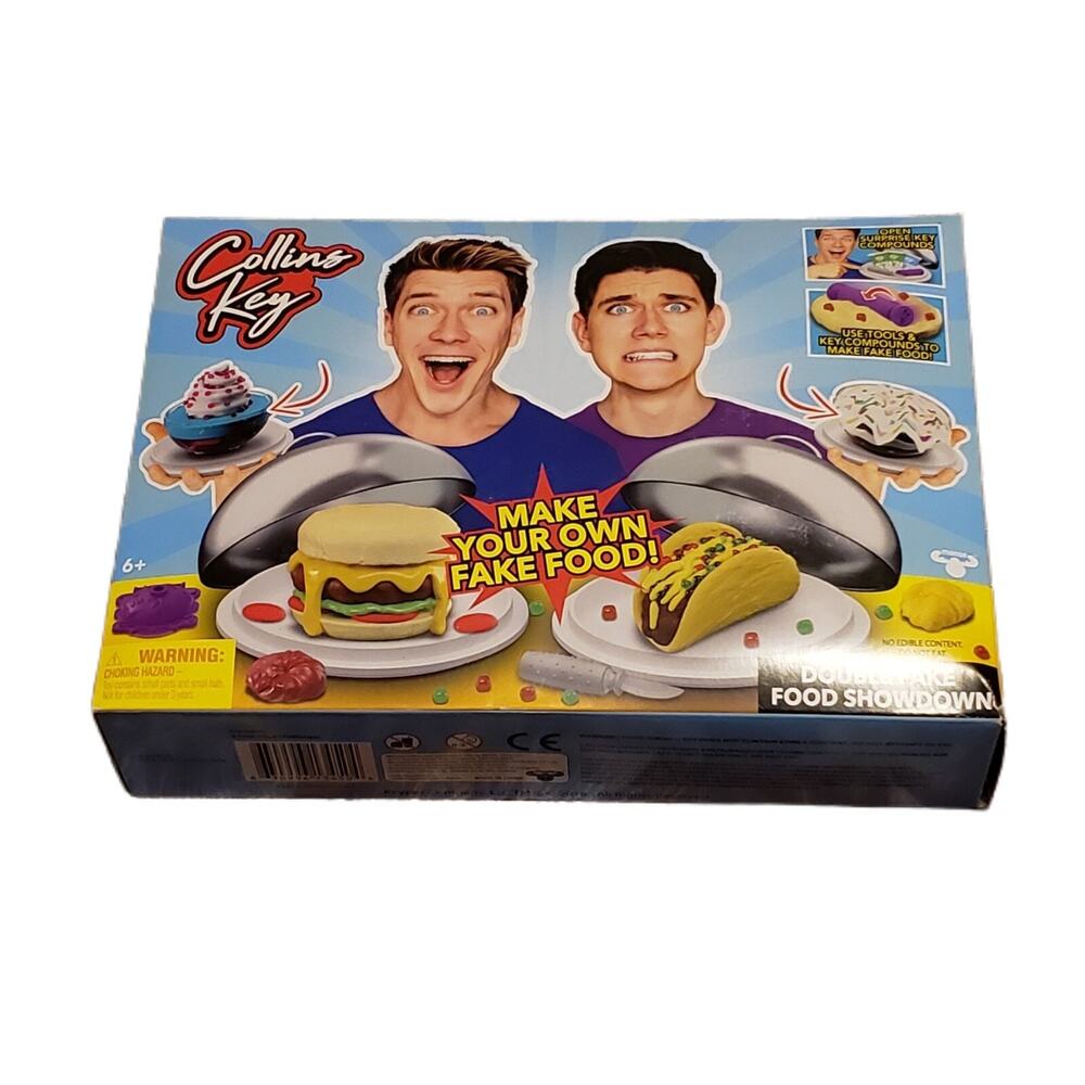 New Collins Key Double Fake Food Showdown Game Family Game Night Fun Party